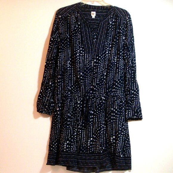 Gap Dresses & Skirts - Gap Navy Blue Drawstring Mini Dress Size Large